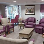 A household living room at Castle Brook